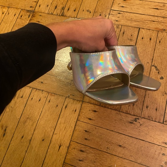 Iridescent Heels // Disco Costume Heels - Picture 2 of 7